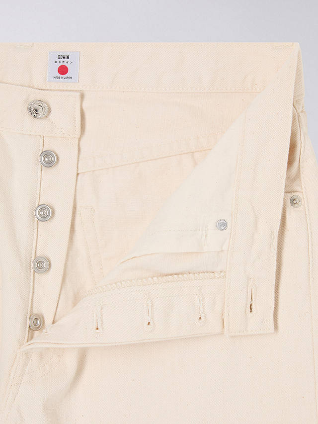 Edwin Kaihara Tapered Jeans, Natural