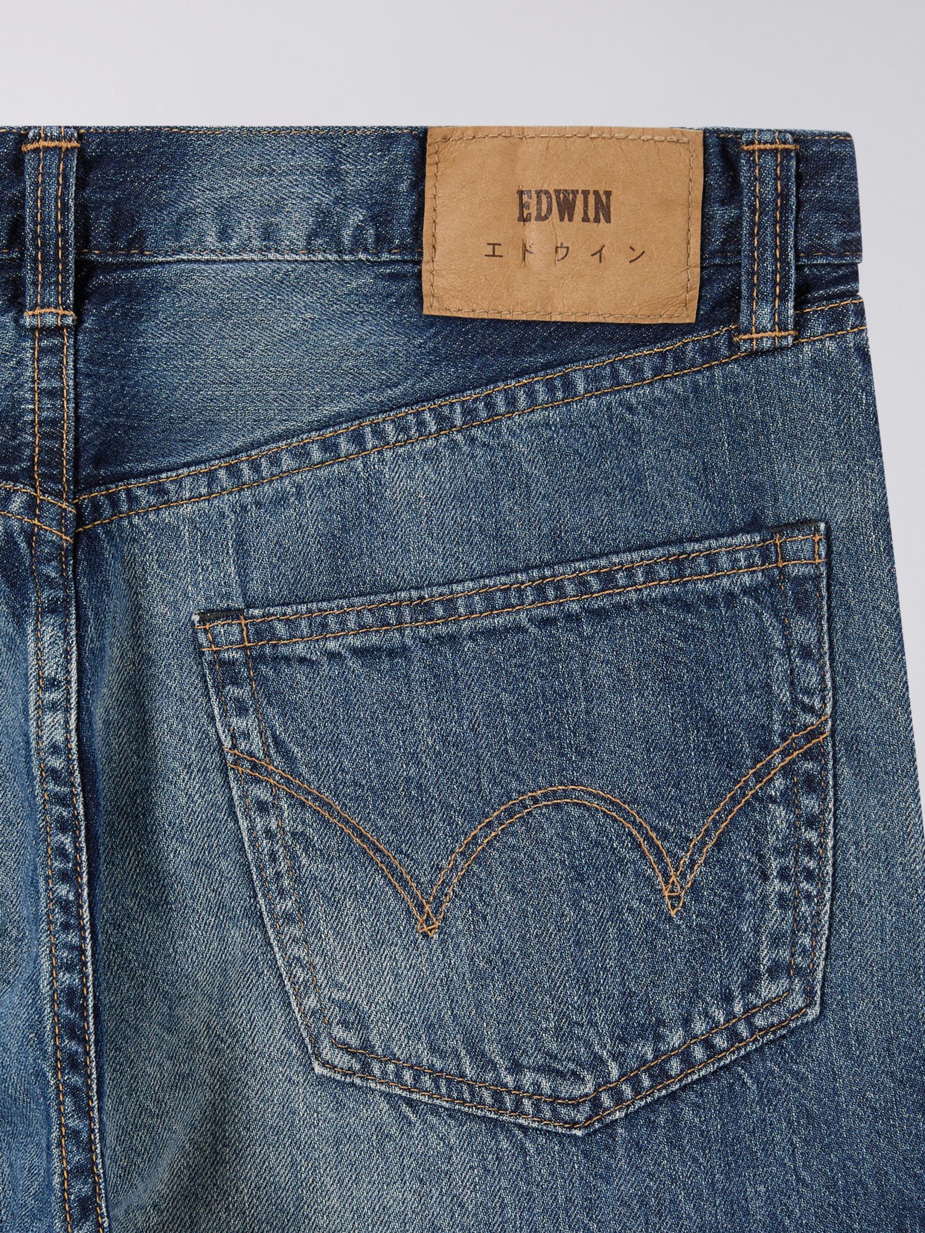 Edwin Kaihara Tapered Jeans, Blue, 32R