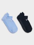 Sweaty Betty Barre Gripper Socks, Pack of 2, Breeze Blue
