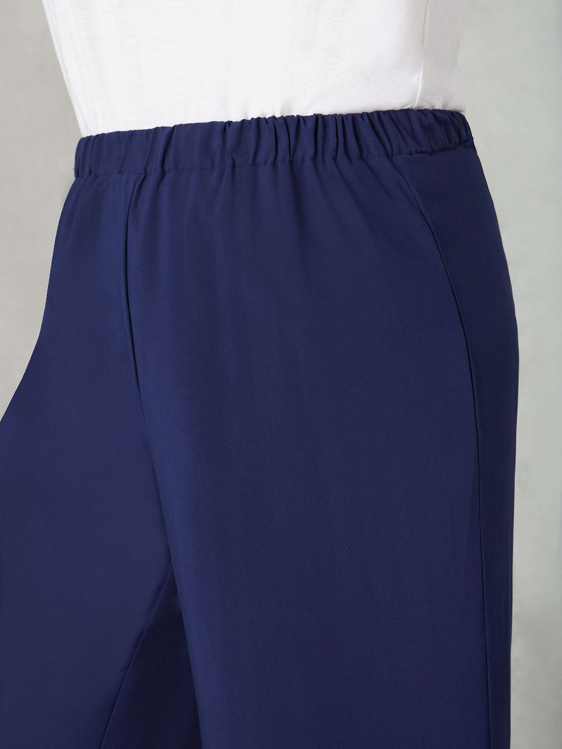 Buy Live Unlimited Curve Pull-On Cropped Trousers, Blue Online at johnlewis.com