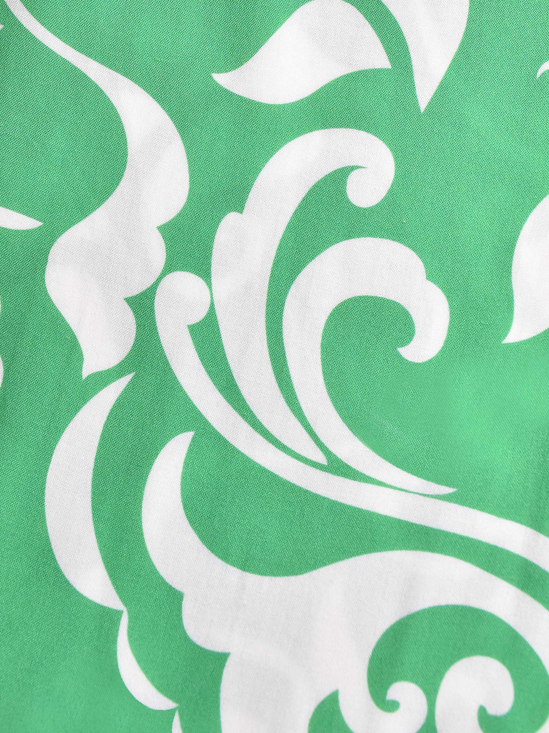 Buy Live Unlimited Curve Paisley Print V-Neck Midi Dress, Green Online at johnlewis.com