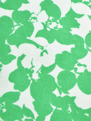 Live Unlimited Curve Floral Print Jersey Wrap Midi Dress, Green