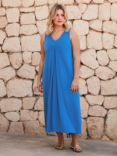 Live Unlimited Curve Jersey Relaxed Maxi Dress, Blue