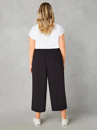 Live Unlimited Curve Pull-On Cropped Trousers, Black
