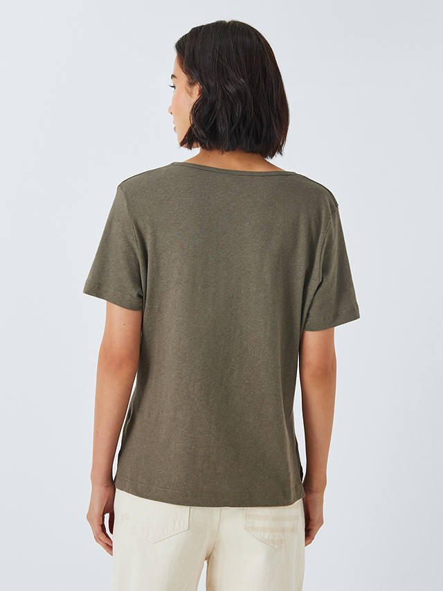 Armor Lux Side Slit T-Shirt, Green