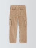 John Lewis Kids' Cargo Corduroy Trousers, Stone