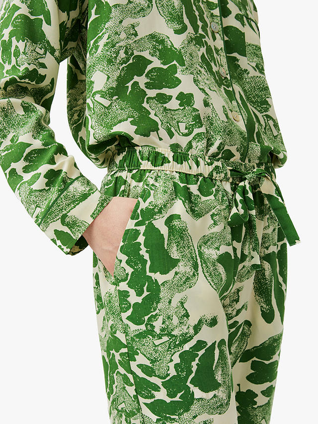 Jigsaw Ink Wave Modal Pyjama, Green