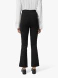 Jigsaw Ponte Kickflare Trousers, Black