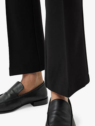 Jigsaw Ponte Kickflare Trousers, Black