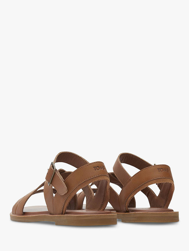 TOMS Sloane Leather Sandals, Tan