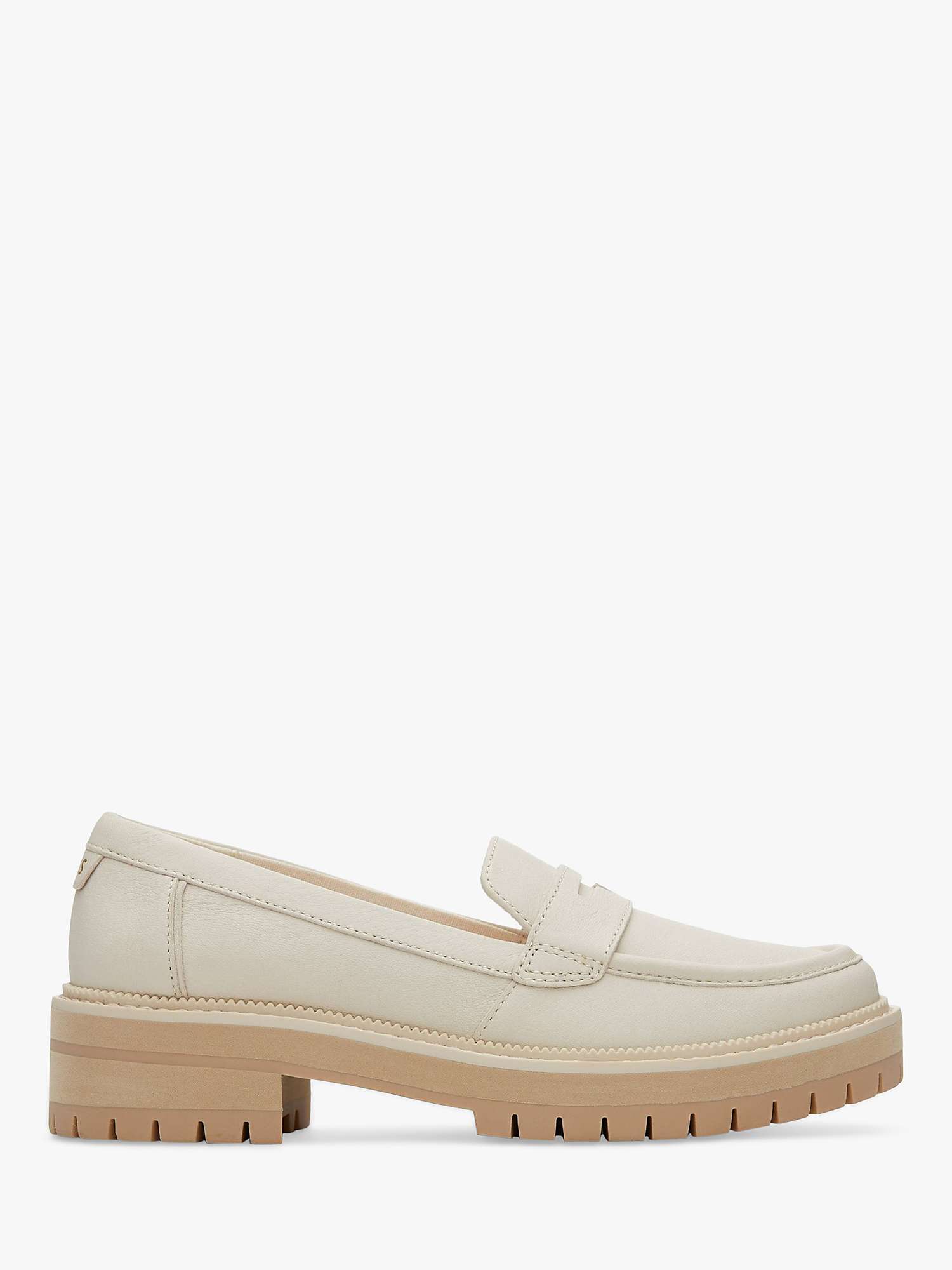 Buy TOMS Cara Lug Sole Leather Loafers Online at johnlewis.com