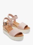 TOMS Diana Wedge Sandals, Pink