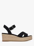 TOMS Audrey Espadrille Wedge Sandals, Black