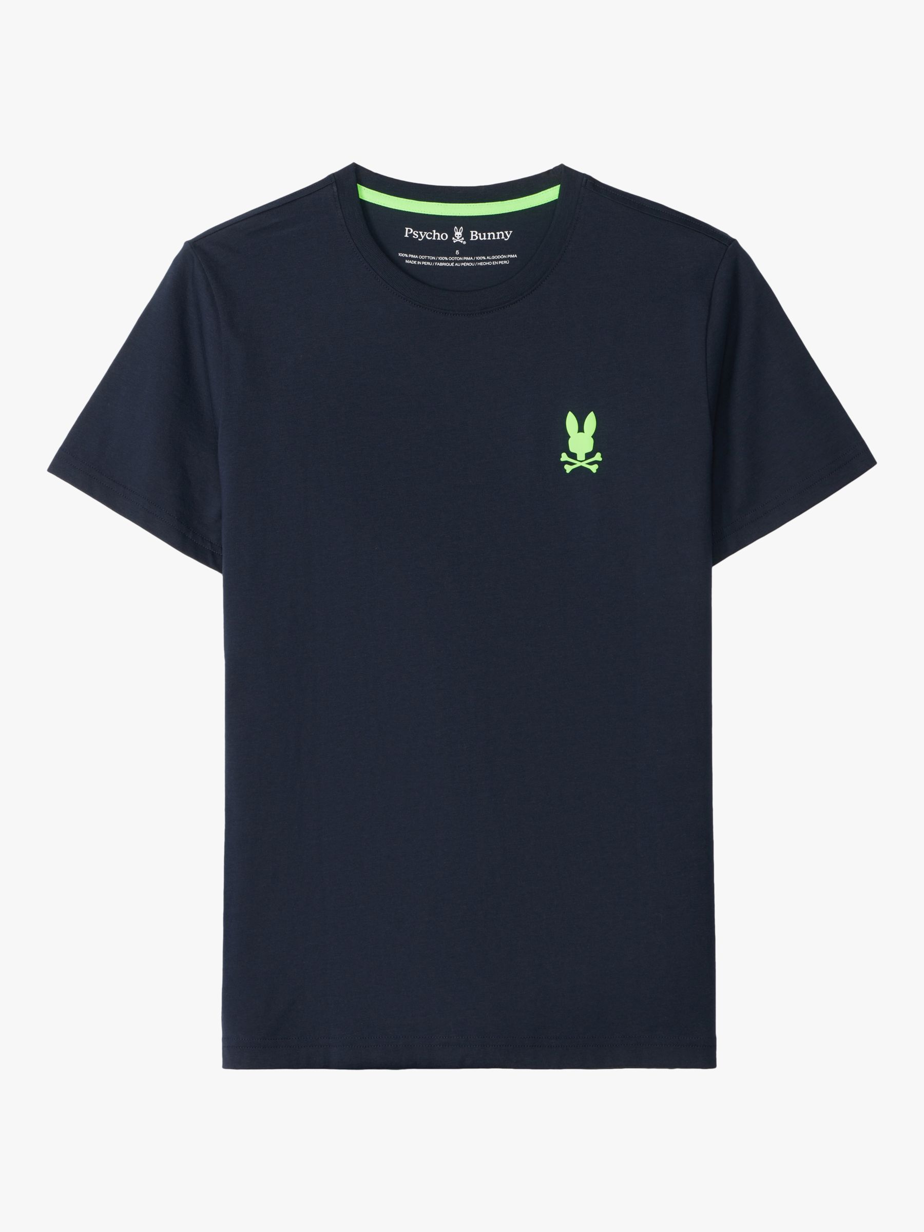 Psycho Bunny Sloan Back Graphic T-Shirt, Navy/Multi, L