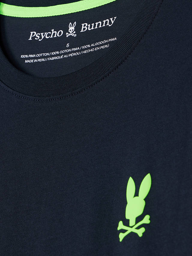 Psycho Bunny Sloan Back Graphic T-Shirt, Navy/Multi
