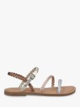 TOMS Kira Strappy Sandals, Metallic