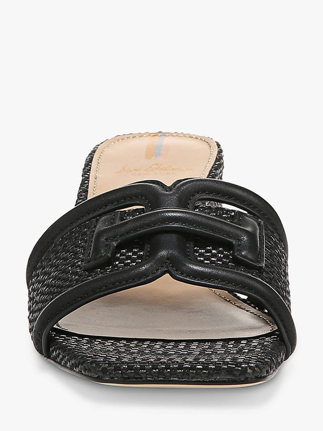 Sam Edelman Waylon Leather Heeled Sandals, Black