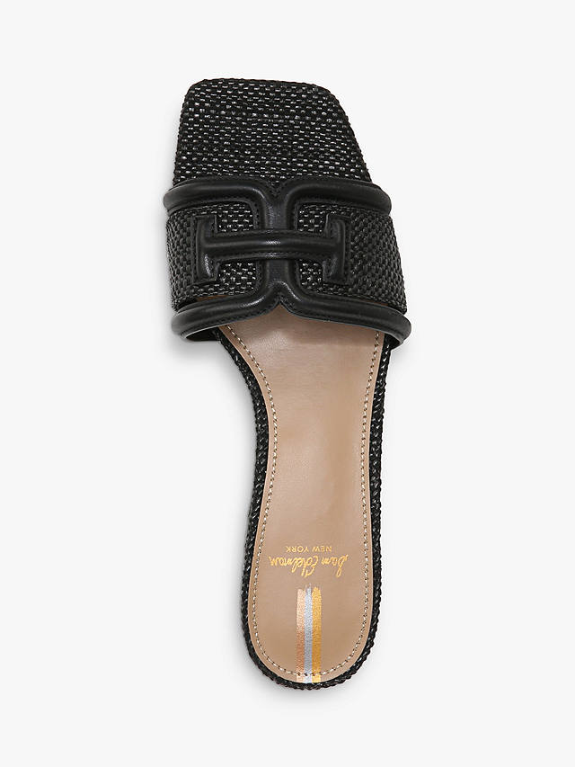Sam Edelman Waylon Leather Heeled Sandals, Black