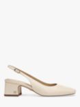 Sam Edelman Terra Leather Slingback Shoes, Modern Ivory