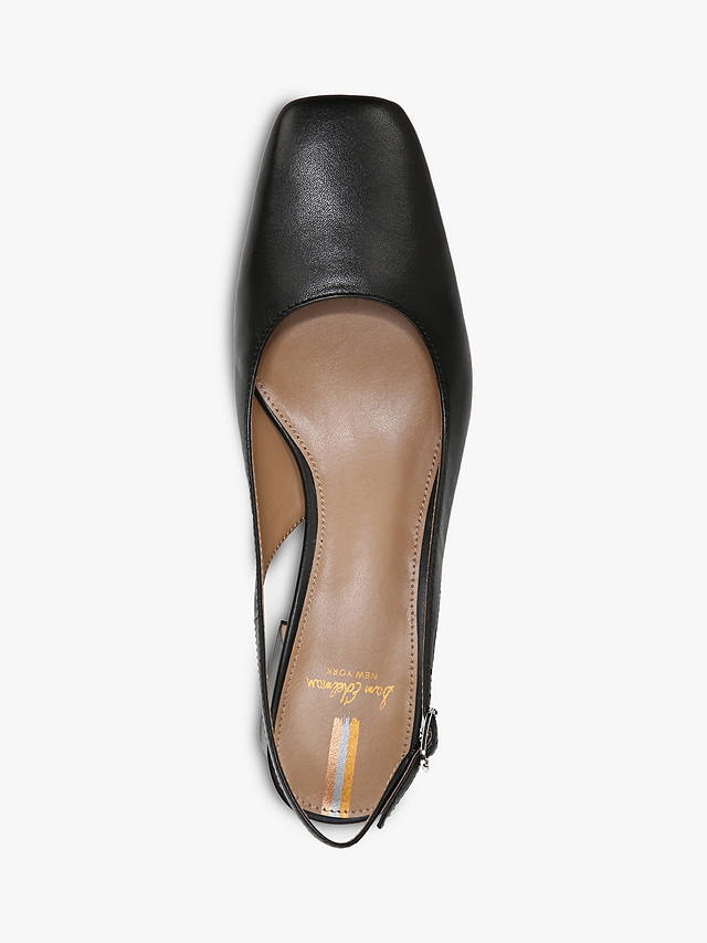 Sam Edelman Terra Leather Slingback Shoes, Black