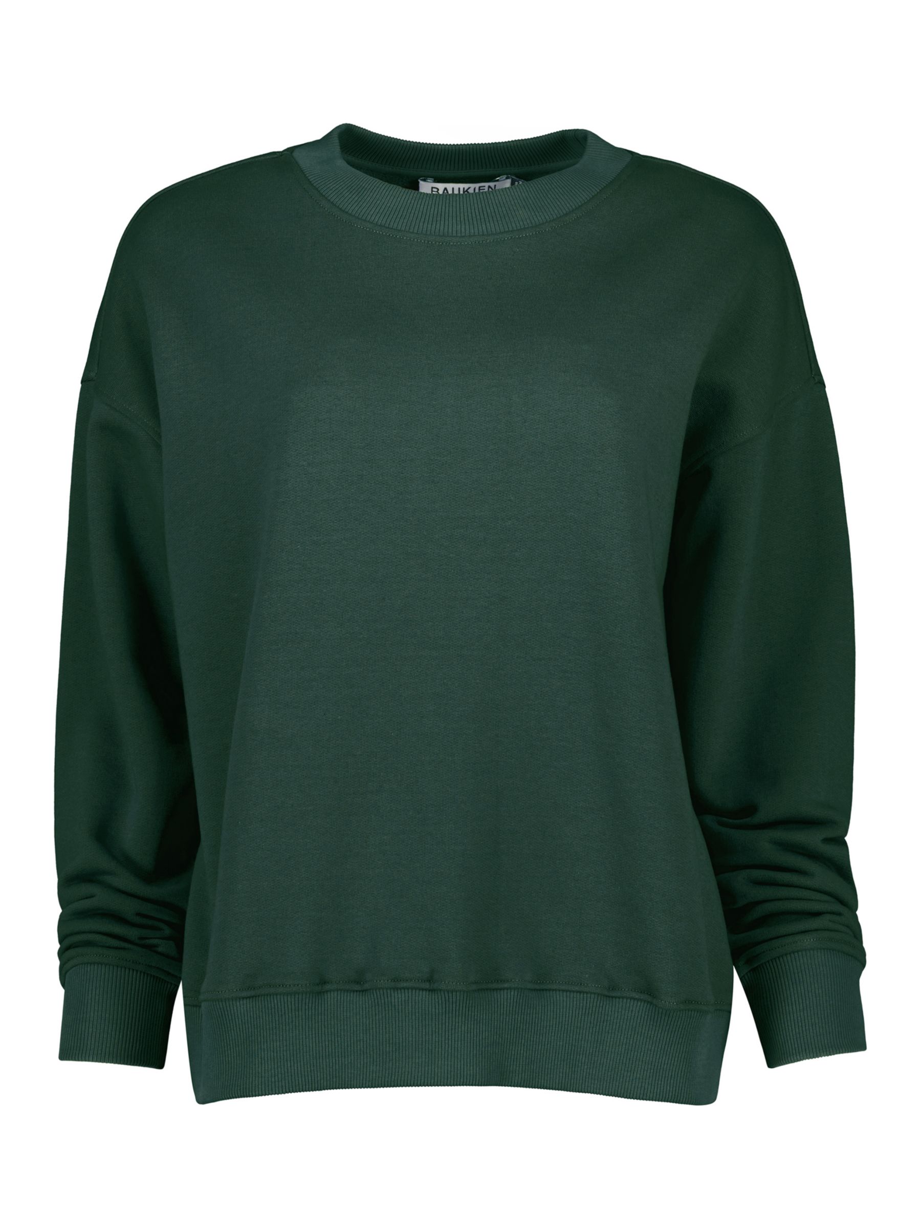 Buy Baukjen Gracie Organic Cotton Blend Sweatshirt, Forest Green Online at johnlewis.com