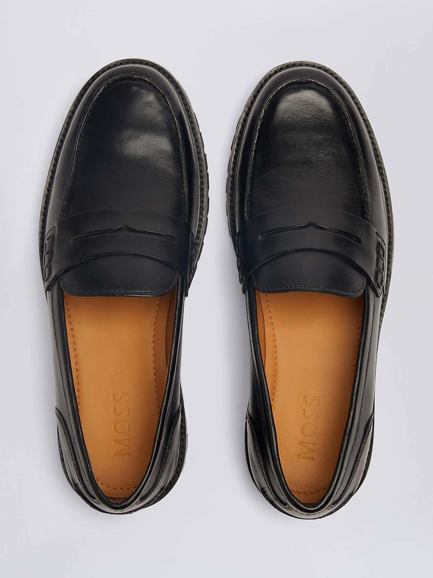 Buy Moss Camden Chunky Leather Loafers Online at johnlewis.com