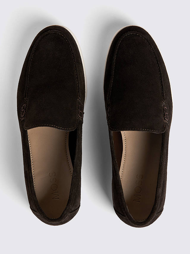 Moss Suede Casual Loafers, Brown