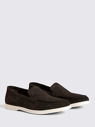 Moss Suede Casual Loafers, Brown