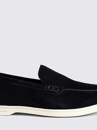 Moss Suede Casual Loafers, Blue