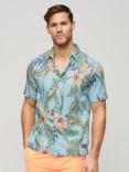 Superdry Hawaiian Shirt, Eden Hawaiian Blue/Multi