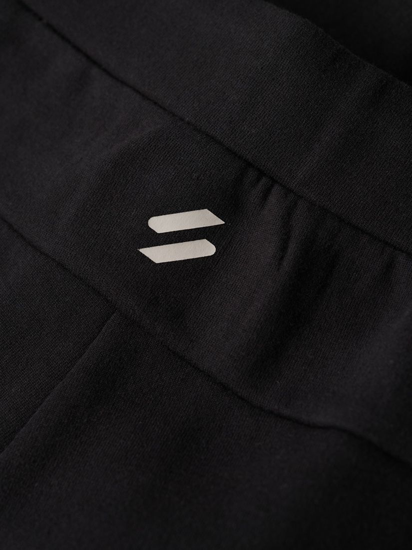 Buy Superdry Sport Tech Logo Tapered Shorts, Black Online at johnlewis.com
