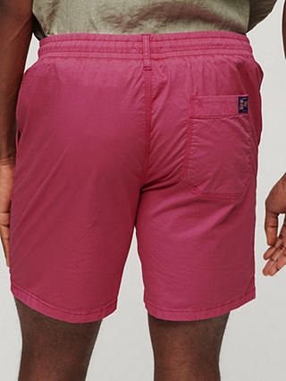 Superdry Drawstring Walk Shorts, Hot Pink