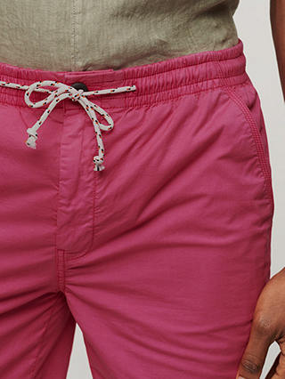 Superdry Drawstring Walk Shorts, Hot Pink