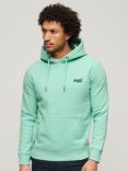 Superdry Essential Logo Hoodie, Spearmint Green