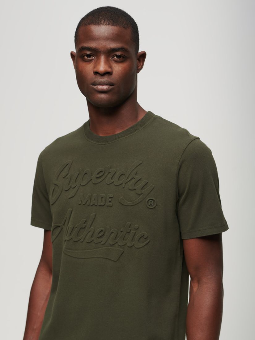 Buy Superdry Embossed Archive Graphic T-Shirt Online at johnlewis.com