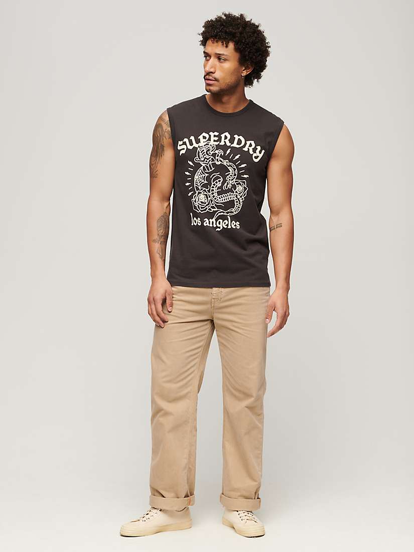 Buy Superdry Tattoo Graphic Tank Top Online at johnlewis.com