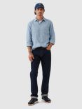 Rodd & Gunn Bexley Relaxed Mid Rise Italian Denim Jeans, Raw Denim