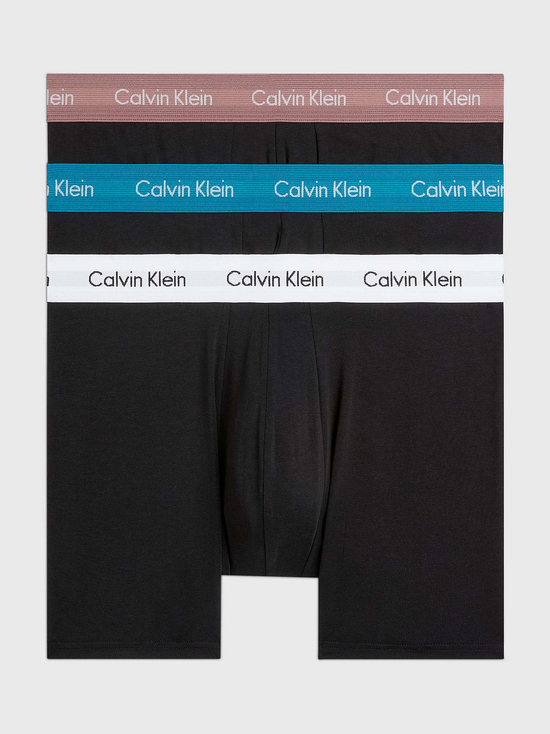 Buy Calvin Klein Boxer Briefs, Pack of 3, Black Online at johnlewis.com