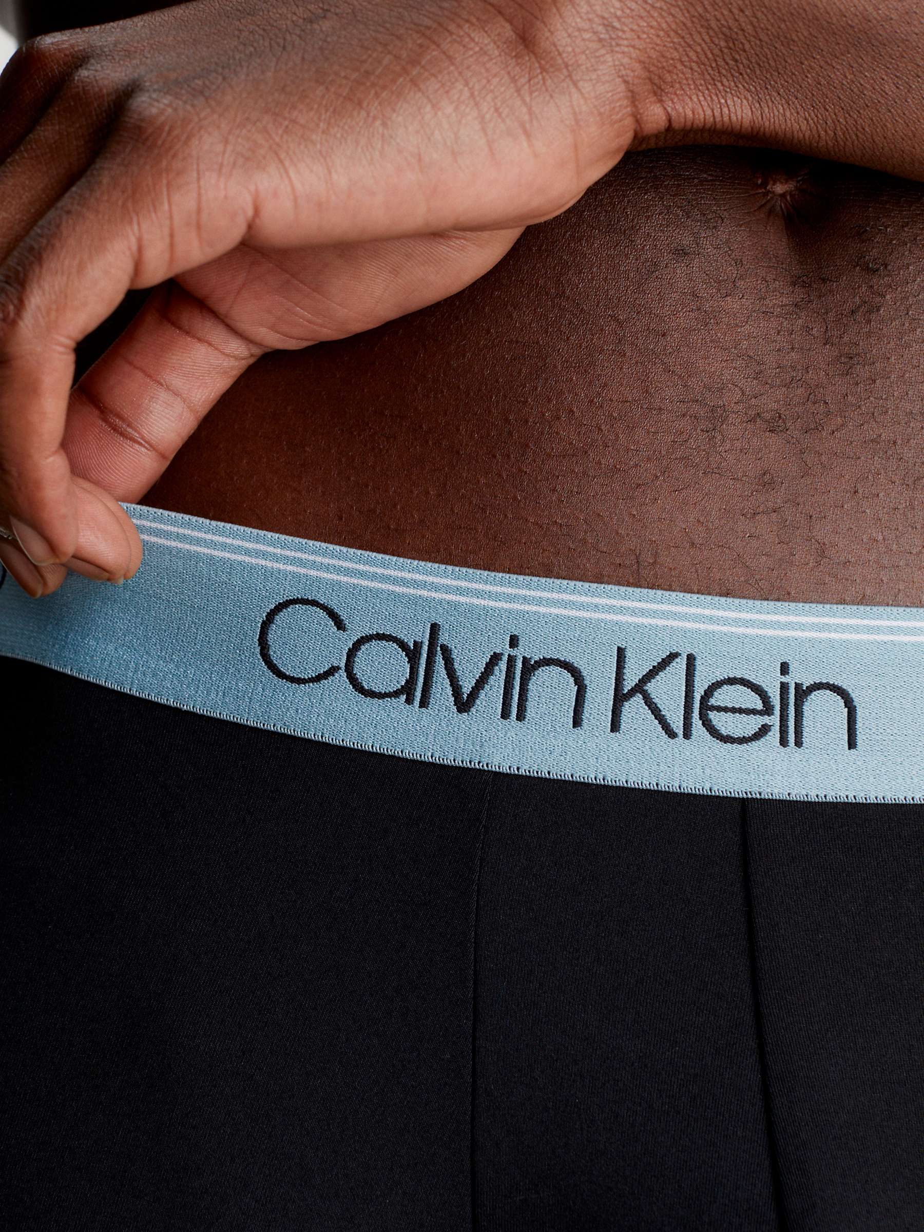 Buy Calvin Klein Logo Boxer Briefs, Pack of 3, Black/Arona/Chesapeake Online at johnlewis.com