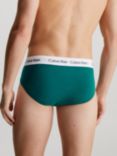 Calvin Klein Cotton Stretch Hip Briefs, Pack of 3, Grey/Chesapeake/Jewel