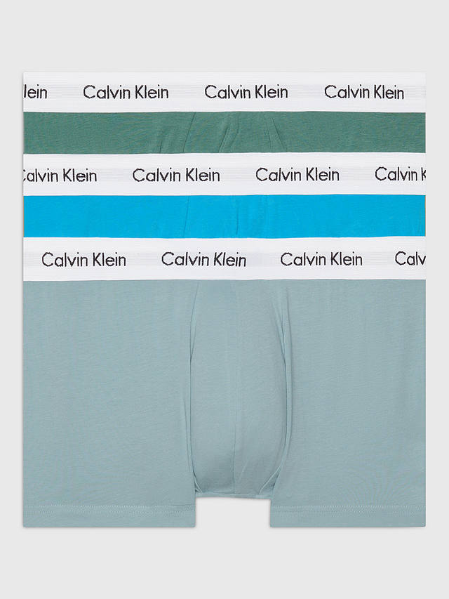 Calvin Klein Low Rise Boxer Briefs, Pack of, Blue, Arona, Green