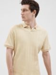 SELECTED HOMME Jaden Organic Cotton Jacquard Polo Shirt, Fog