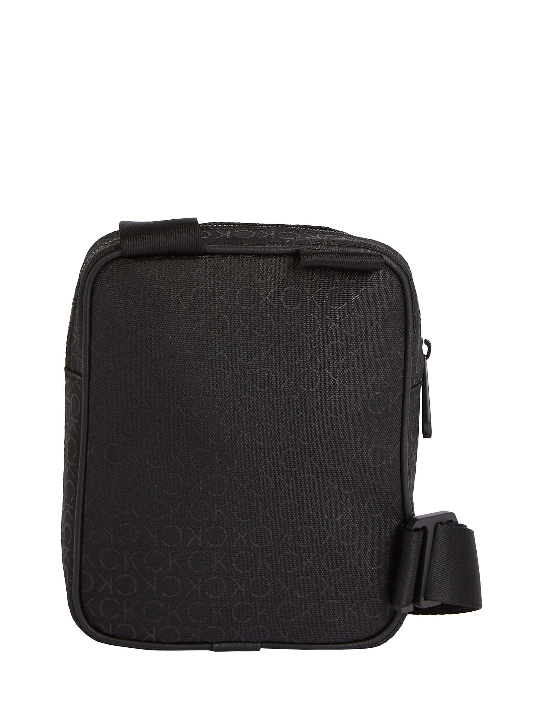 Buy Calvin Klein Messenger Monogram Bag, Black Online at johnlewis.com
