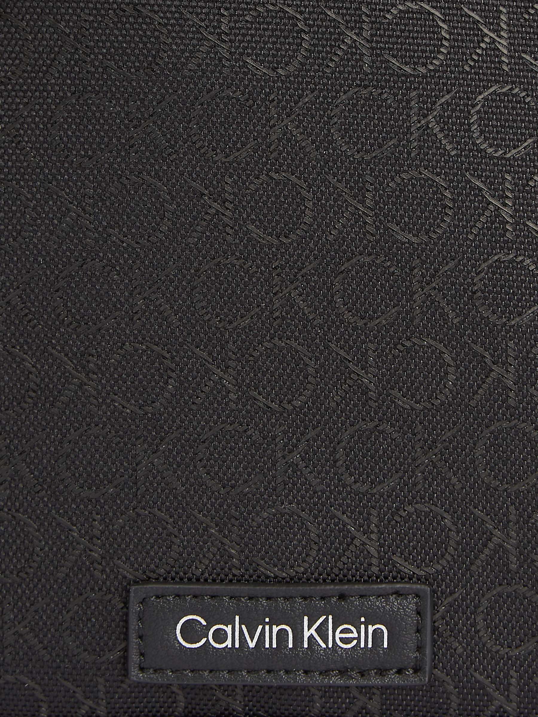 Buy Calvin Klein Messenger Monogram Bag, Black Online at johnlewis.com