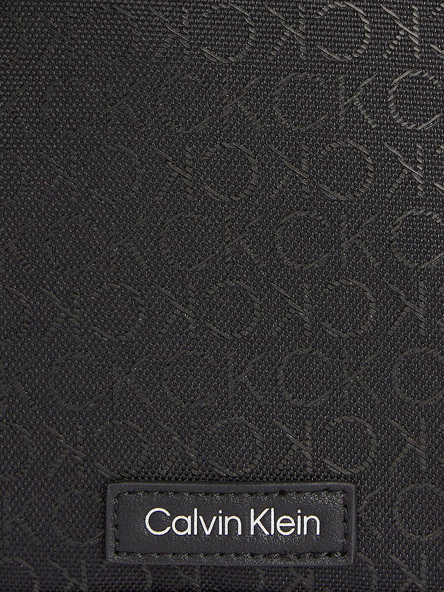 Calvin Klein Messenger Monogram Bag, Black