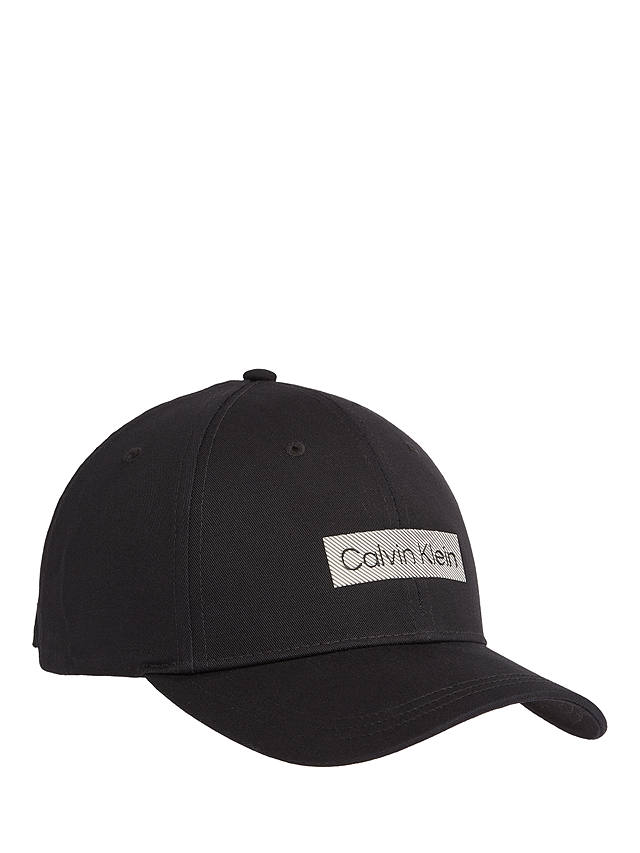 Calvin Klein Organic Cotton Logo Cap, Black