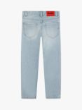 HUGO Kids' Regular Fit Jeans, Light Blue