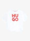 HUGO Kids' Stacked Logo T-Shirt