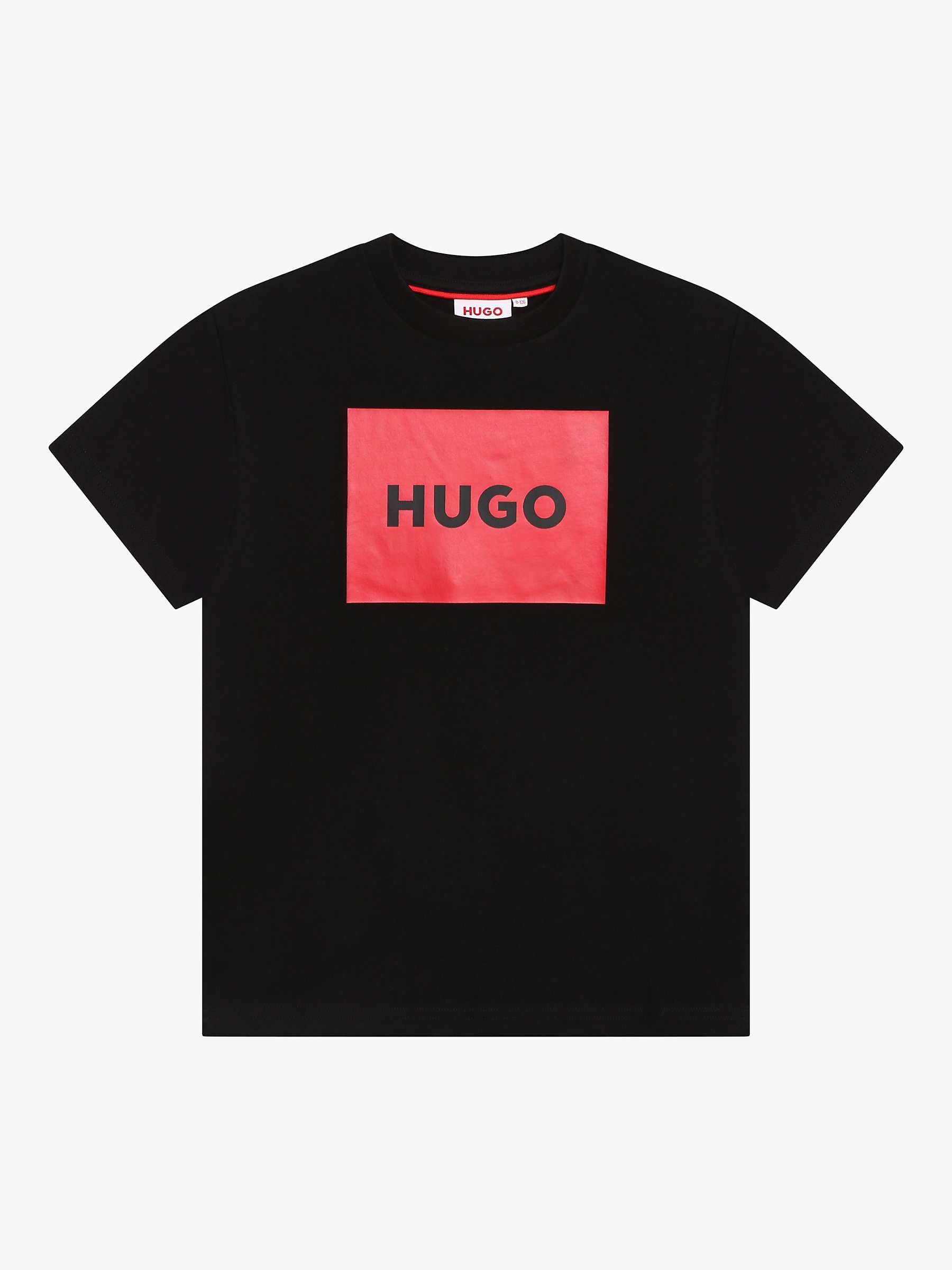 Buy HUGO Kids' Square Logo T-Shirt Online at johnlewis.com