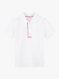 BOSS Kids' HUGO Logo Piqué Short Sleeve Polo Shirt